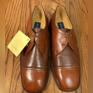 Bostonian deer hide men’s shoes size 10 wide- leather